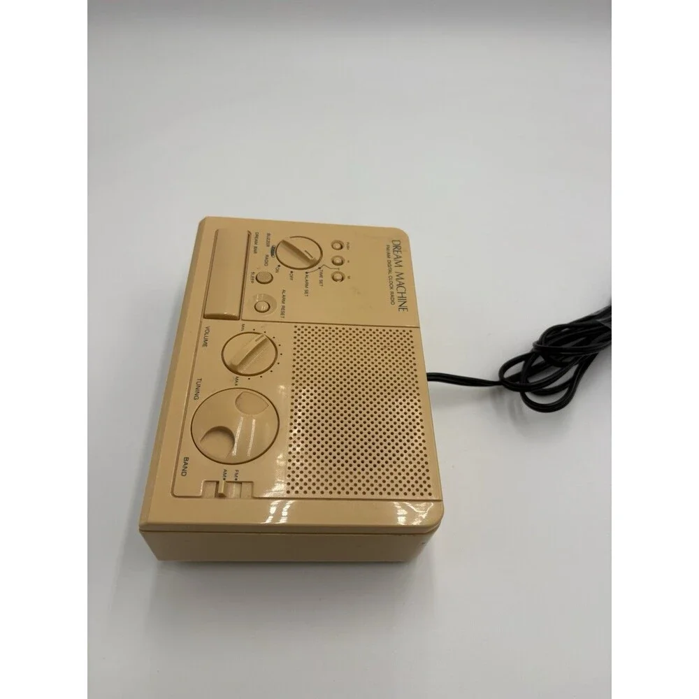 Vtg Sony Dream Machine ICF-C2W 1980s Digital Alarm Clock Radio Tested Works.
